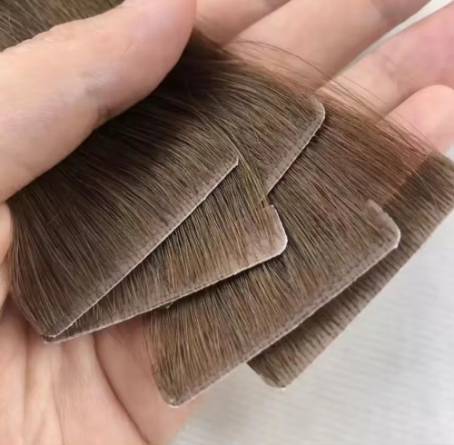 Invisible Seamless Tape Hair Extensions Top Quality Indian Full Cuticle Hair Extensions Injected Tape in Hair extensions