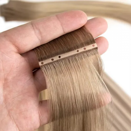 Hole Weft Butterfly weft Xo Invisible Skin Weft PU Weft New Trend Twin Tab Human Hair Extensions with Holes