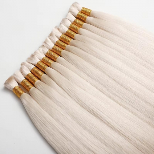Wholesale Hair Extension Luxury Quality 100% Cuticle Aligned Virgin European slavic hair Blonde Human Hair Bulk Remy Natural Hair for Hair Extension Wholesale Hair Extension Luxury Quality 100% Cuticle Aligned Virgin European slavic hair Blonde Human Hair Bulk Remy Natural Hair for Hair Extension