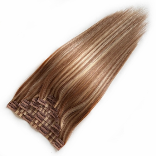 Stock Seamless PU Clip Ins 0.8cm*4cm 9pieces 120gram Per Set Virgin Remy Double Drawn Hair Extensions Stock Seamless PU Clip Ins 0.8cm*4cm 9pieces 120gram Per Set Virgin Remy Double Drawn Hair Extensions