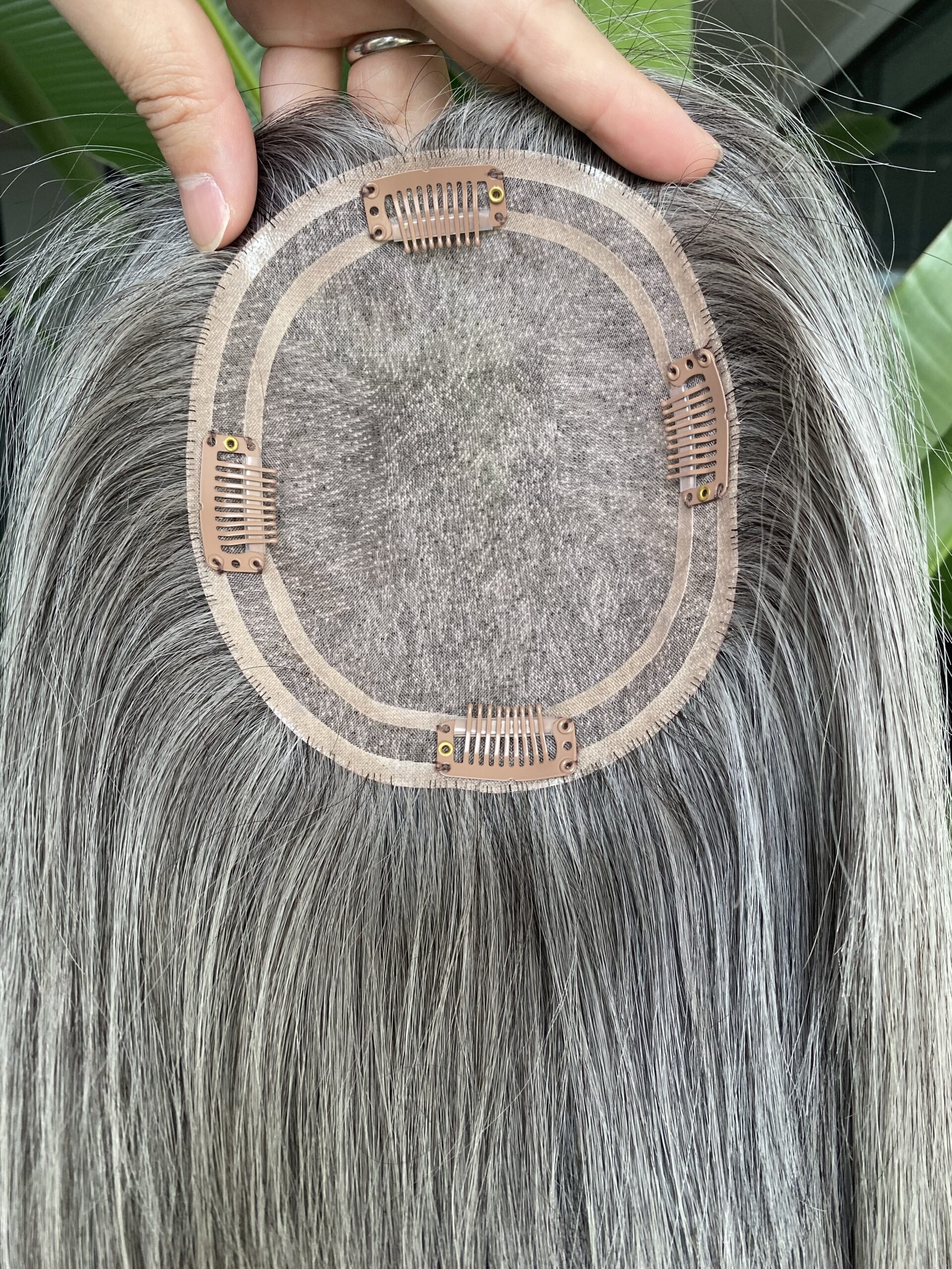 1 monofilament lace toppers #grey 5.5×6.5 topper raw hair 12inch (copy) 1 monofilament lace toppers #grey 5.5×6.5 topper raw hair 12inch (copy)
