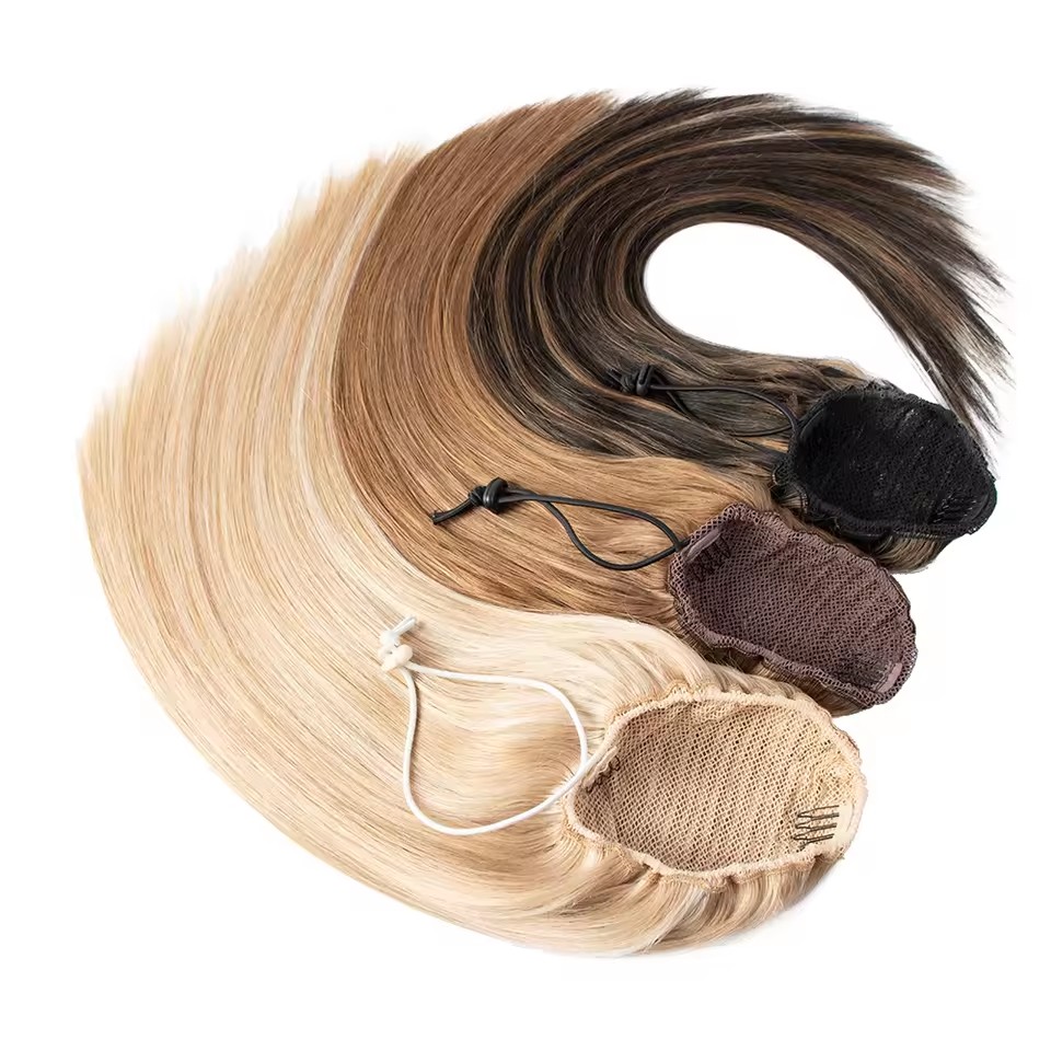 1 ponytail clips double drawn human hair for white women (copy) 1 ponytail clips double drawn human hair for white women (copy)