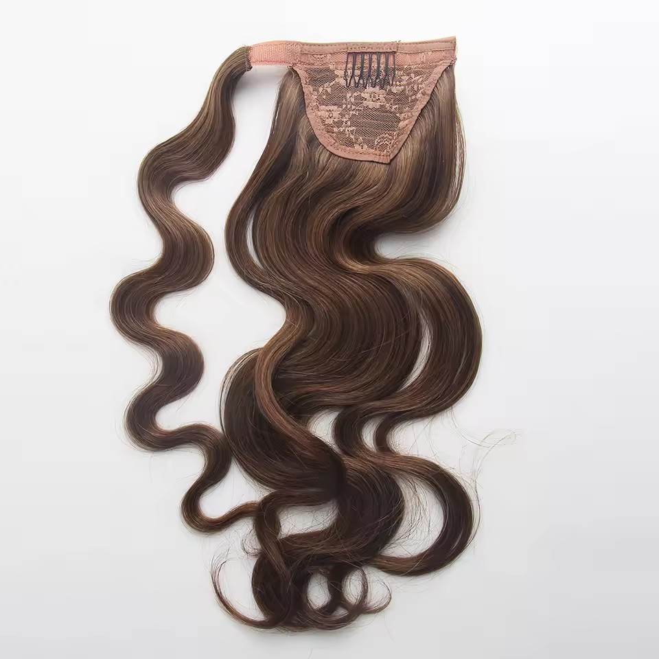 1 ponytail raw human hair wrap round ponytail hairpiece easily to wear and take off long natural (copy) 1 ponytail raw human hair wrap round ponytail hairpiece easily to wear and take off long natural (copy)
