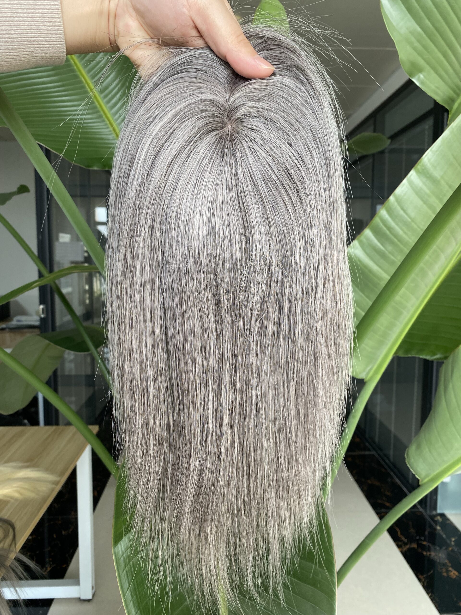 1 monofilament lace toppers #grey 5.5×6.5 topper raw hair 12inch (copy) 1 monofilament lace toppers #grey 5.5×6.5 topper raw hair 12inch (copy)