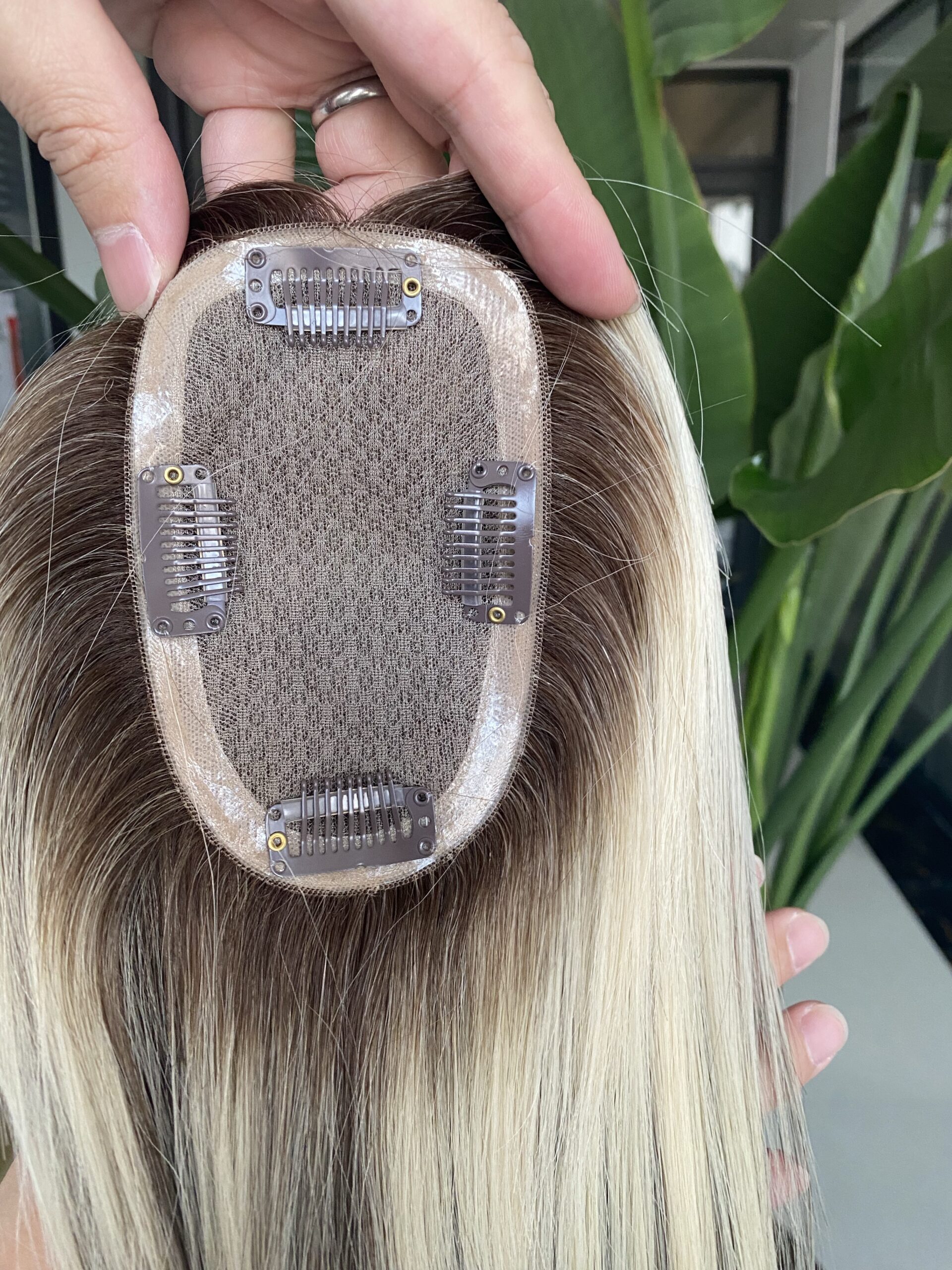 5 monofilament lace toppers #grey 3x5 topper raw hair 12inch (copy) 5 monofilament lace toppers #grey 3x5 topper raw hair 12inch (copy)