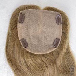 1 #6 injected silk 6*6inch topper virgin remy hair 16inch