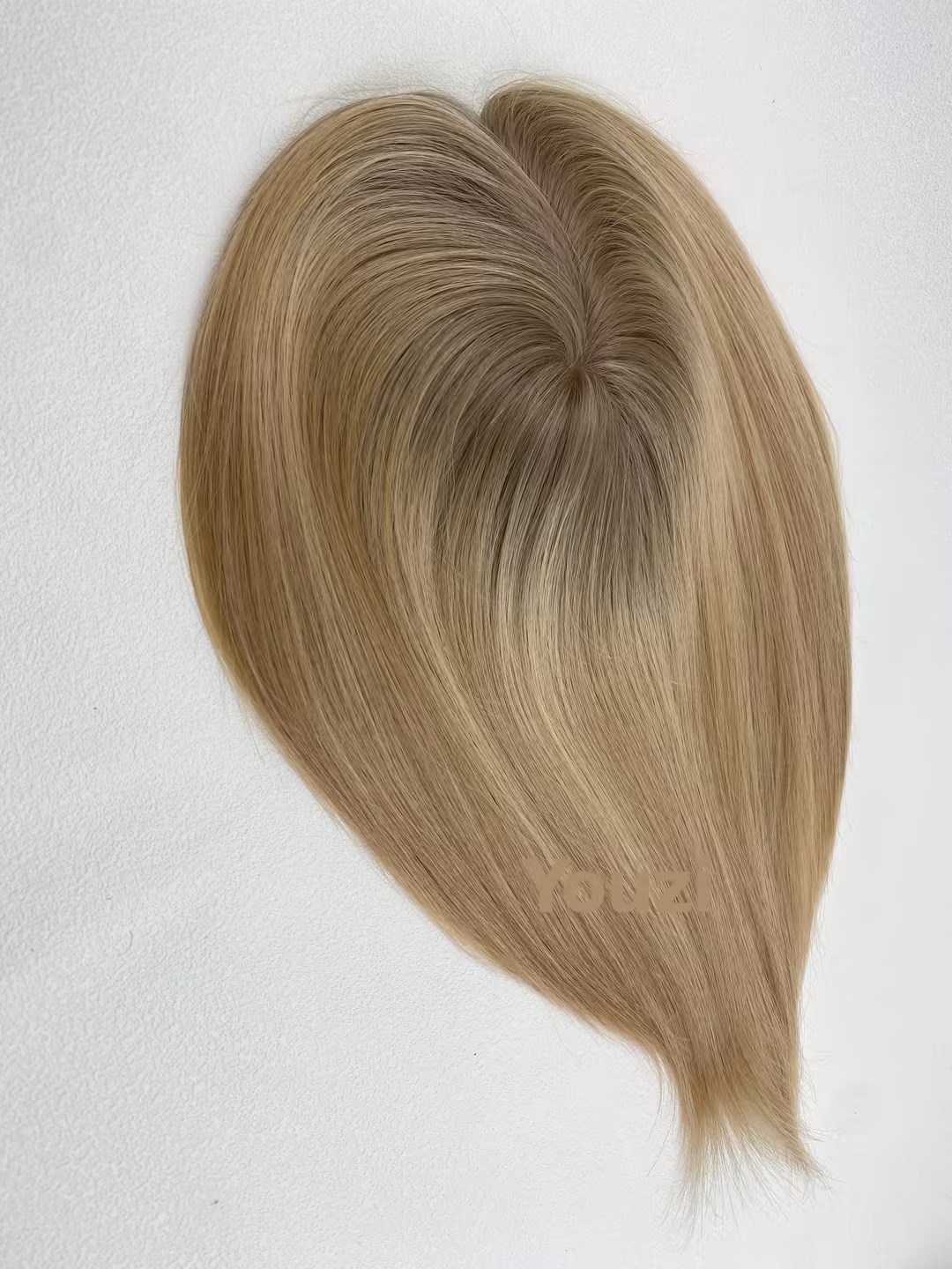 1 stock 5.5x6 monofilament toppers 10inch raw hair thickness %80 color #44r 1 stock 5.5x6 monofilament toppers 10inch raw hair thickness %80 color #44r