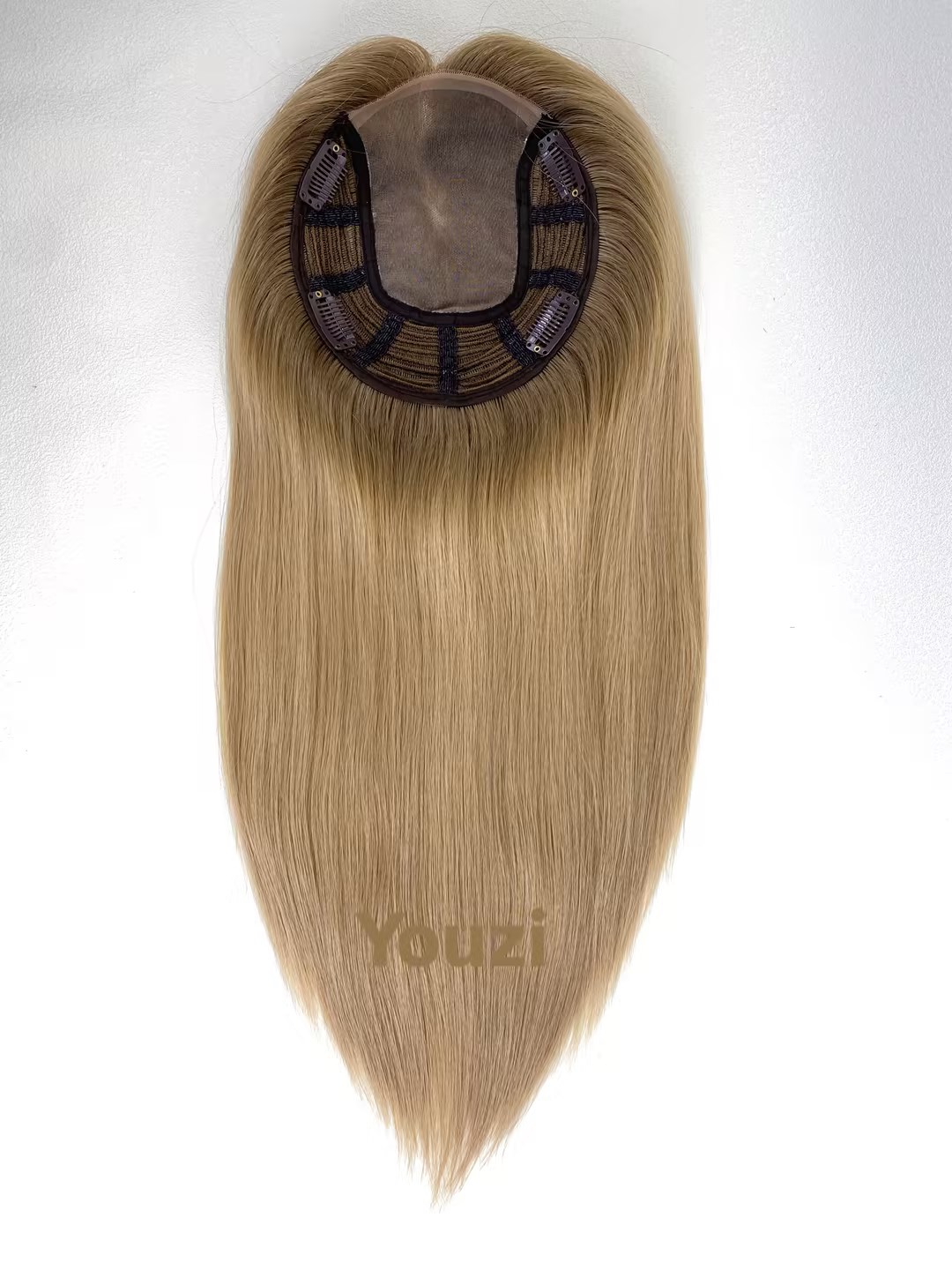 1 stock 5.5x6.5 monofilament toppers #78r 18inch thickness 50% raw virgin human hair (copy) 1 stock 5.5x6.5 monofilament toppers #78r 18inch thickness 50% raw virgin human hair (copy)